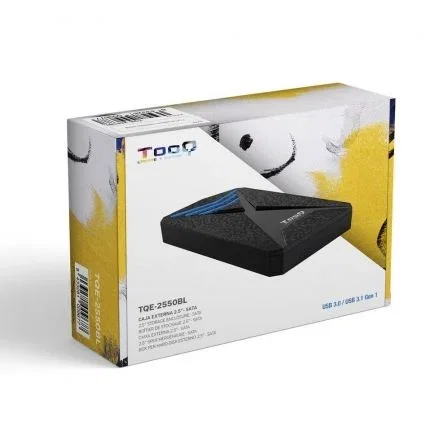 Tooq TQE-2550BL Carcasa Externa Gaming para HDD/SSD 2.5 SATA USB 3.1